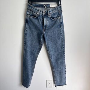 Rag and bone Nina high rise cigarette Jean. Size 23. NEVER WORN